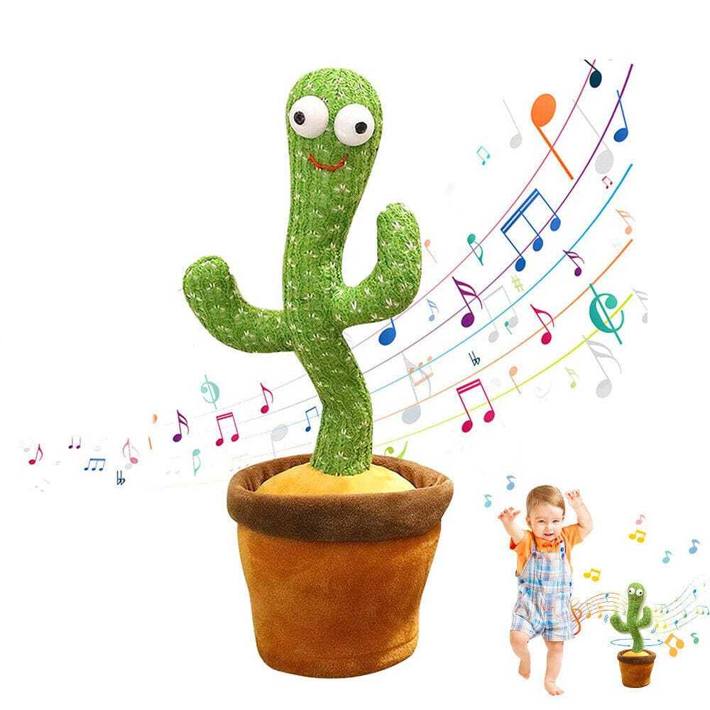 Танцующий кактус Dancing Cactus, повторяет звуки, 120 мелодий-Поющий и  танцующий кактус | Купить в интернет-магазине master-energo.biz.ua